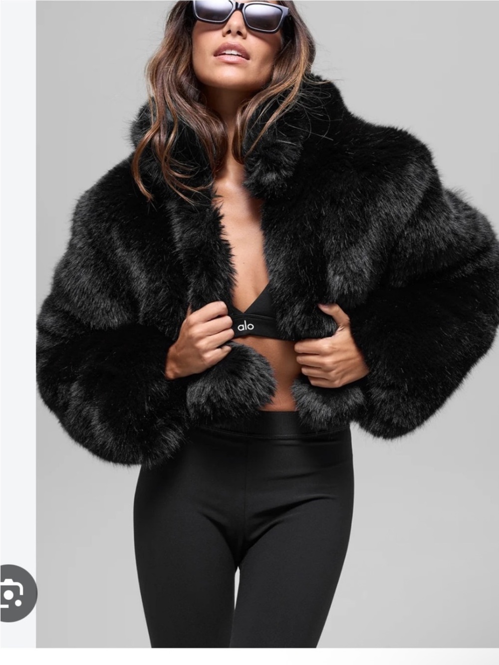 ZARA FAUX FUR SHORT COAT